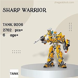 TANK Block 9206 Sharp Warrior Movies and Games