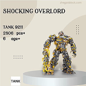 TANK Block 9211 Shocking Overlord Movies and Games