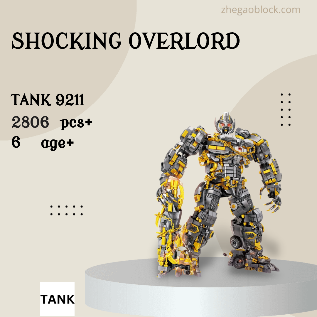 TANK Block 9211 Shocking Overlord Movies and Games | Zhegao Block ...