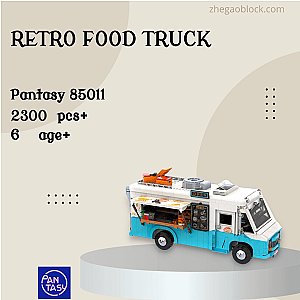 Pantasy Block 85011 Retro Food Truck Technician