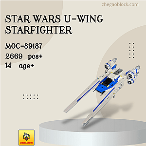 MOC Factory Block 89187 Star Wars U-wing Starfighter Star Wars