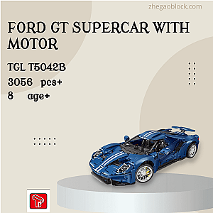 TaiGaoLe Block T5042B Ford GT Supercar With Motor Technician