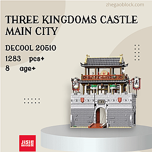 DECOOL / JiSi Block 20510 Three Kingdoms Castle Main City Minecraft
