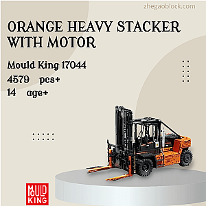 MOULD KING Block 17044 Orange Heavy Stacker With Motor Technician