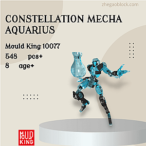 MOULD KING Block 10077 Constellation Mecha Aquarius Creator Expert