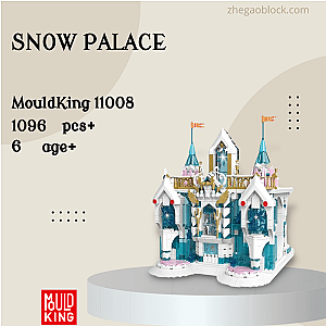 MOULD KING Block 11008 Snow Palace Modular Building