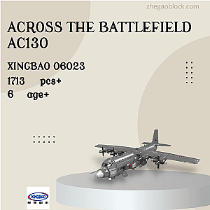 XINGBAO Block 06023 Across The Battlefield AC130 Military