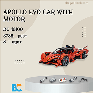 BC Block 43100 Apollo EVO Car With Motor Technician