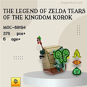 MOC Factory Block 89194 The Legend of Zelda Tears of the Kingdom Korok Movies and Games