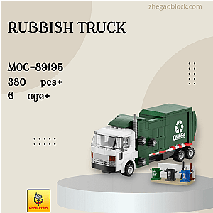 MOC Factory Block 89195 Rubbish Truck Technician