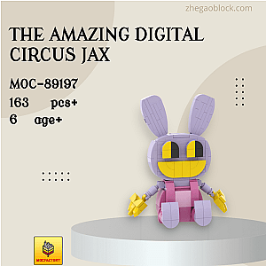 MOC Factory Block 89197 The Amazing Digital Circus Jax Movies and Games
