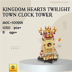 MOC Factory Block 100918 Kingdom Hearts Twilight Town Clock Tower Movies and Games