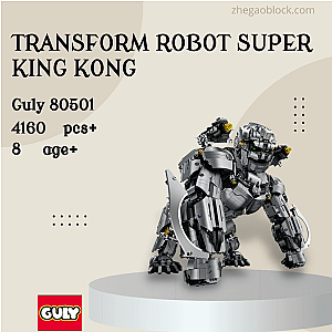 GULY Block 80501 Transform Robot Super King Kong Movies and Games