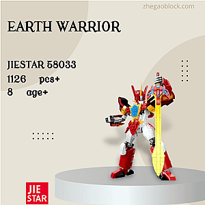 JIESTAR Block 58033 Earth Warrior Movies and Games