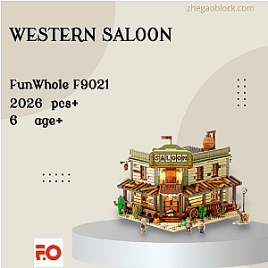 FunWhole Block F9021 Western Saloon Minecraft