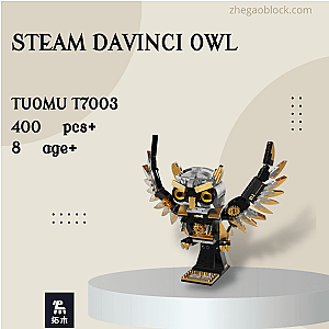 TuoMu Block T7003 Steam Davinci Owl Creator Expert