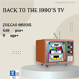 ZHEGAO Block 662015 Back To The 1990's TV Creator Expert