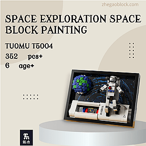 TuoMu Block T5004 Space Exploration Space Block Painting Creator Expert