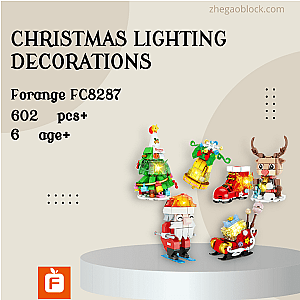 Forange Block FC8287 Christmas Lighting Decorations Creator Expert