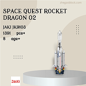 JAKI Block JK9103 Space Quest Rocket Dragon 02 Space