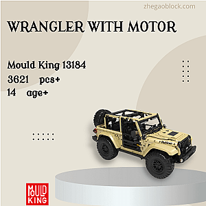 MOULD KING Block 13184 Wrangler With Motor Technician