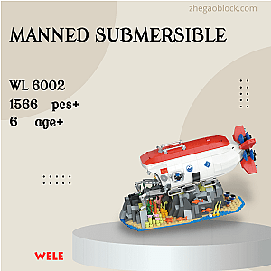 Wele Block 6002 Manned Submersible Creator Expert
