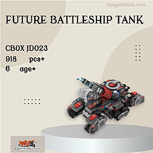 CBOX Block JD023 Future Battleship Tank Military