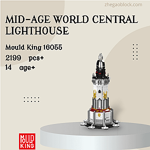 MOULD KING Block 16055 MID-AGE WORLD Central Lighthouse Creator Expert