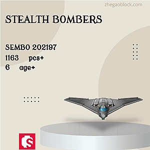 SEMBO Block 202197 Stealth Bombers Military