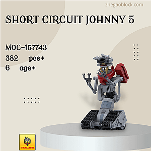 MOC Factory Block 157743 Short Circuit Johnny 5 Movies and Games