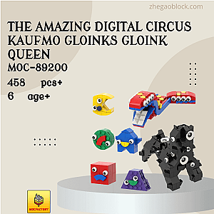 MOC Factory Block 89200 The Amazing Digital Circus Kaufmo Gloinks Gloink Queen Movies and Games