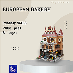 Pantasy Block 85013 European Bakery Modular Building
