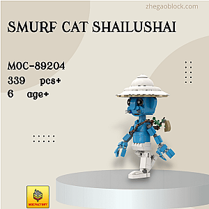 MOC Factory Block 89204 Smurf Cat Shailushai Creator Expert