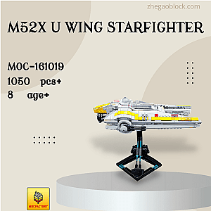 MOC Factory Block 161019 M52X U Wing Starfighter Star Wars