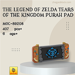 MOC Factory Block 89208 The Legend of Zelda Tears of the Kingdom Purah Pad Movies and Games