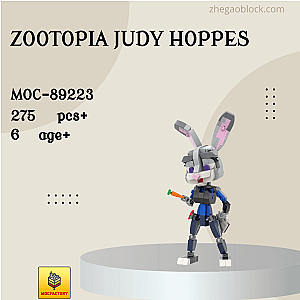 MOC Factory Block 89223 Zootopia Judy Hoppes Movies and Games