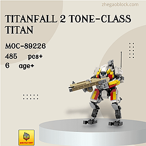 MOC Factory Block 89226 Titanfall 2 Tone-Class Titan Movies and Games