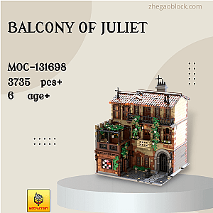 MOC Factory Block 131698 Balcony of Juliet Modular Building