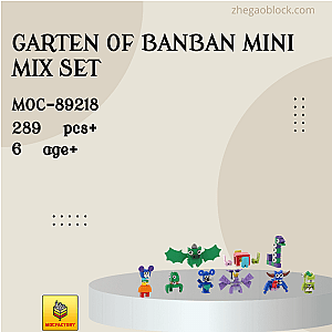 MOC Factory Block 89218 Garten of Banban Mini Mix Set Movies and Games