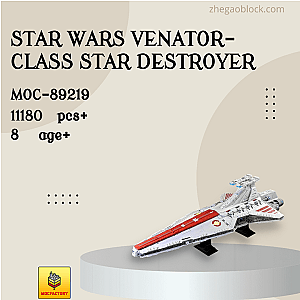 MOC Factory Block 89219 Star Wars Venator-class Star Destroyer Star Wars