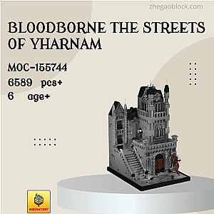 MOC Factory Block 155744 Bloodborne The Streets of Yharnam Modular Building