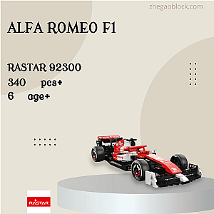 Rastar Block 92300 Alfa Romeo F1 Technician
