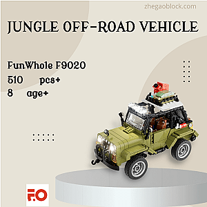 FunWhole Block F9020 Jungle Off-Road Vehicle Technician