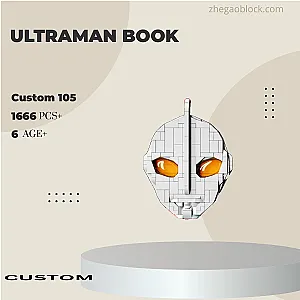 Custom Block 105 ULTRAMAN BOOK Movies and Games