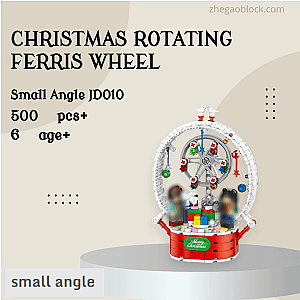 Small Angle Block JD010 Christmas Rotating Ferris Wheel Creator Expert