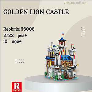 REOBRIX Block 66006 Golden Lion Castle Modular Building
