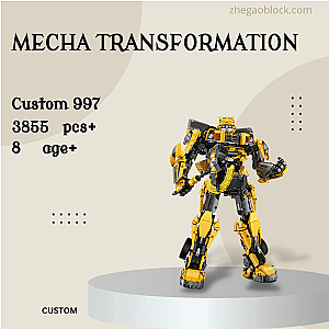 Custom Block 997 Mecha Transformation Creator Expert