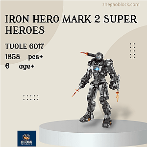 TUOLE Block 6017 Iron Hero Mark 2 Super Heroes Movies and Games