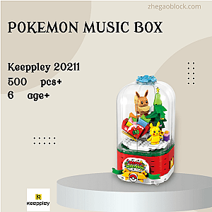 Keeppley Block 20211 Pokemon Music Box Creator Expert
