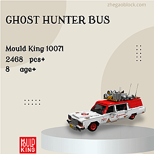 MOULD KING Block 10071 Ghost Hunter Bus Technician